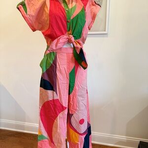 Hutch (Anthropologie)—Pocketed jumpsuit with peek-a-boo detail.